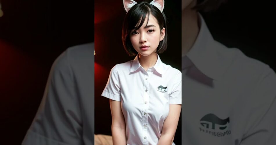 Ai art) 고양이 코스프레 이벤트 해주는 여자친구 #aiart #cosplay