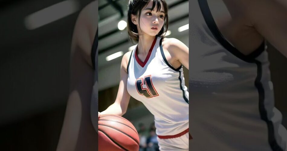 AI ART) 슬램덩크를 좋아하는 코트 위의 여신들 #aiart #basketball