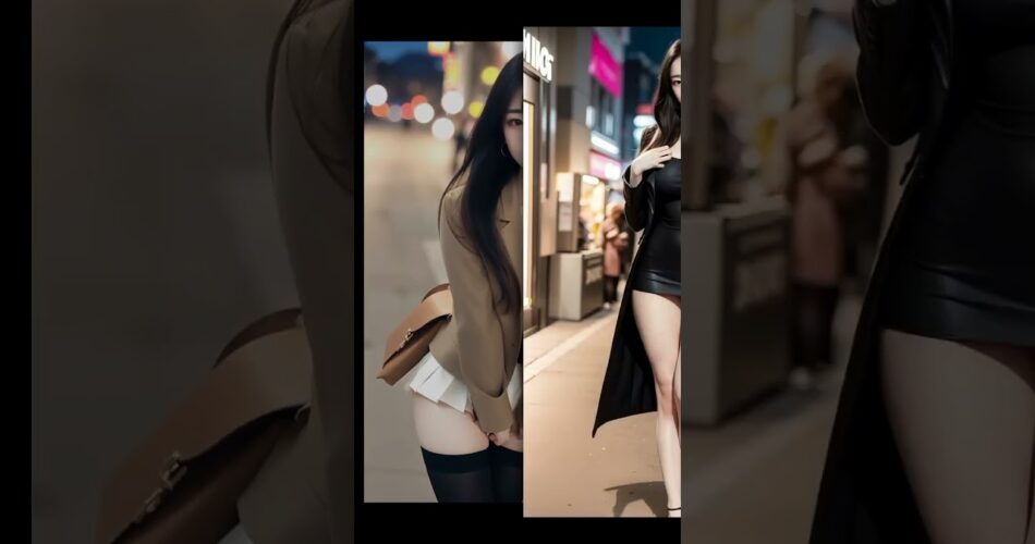 Ai art) 퇴근하는 오피스룩 여직원 #aiart #model
