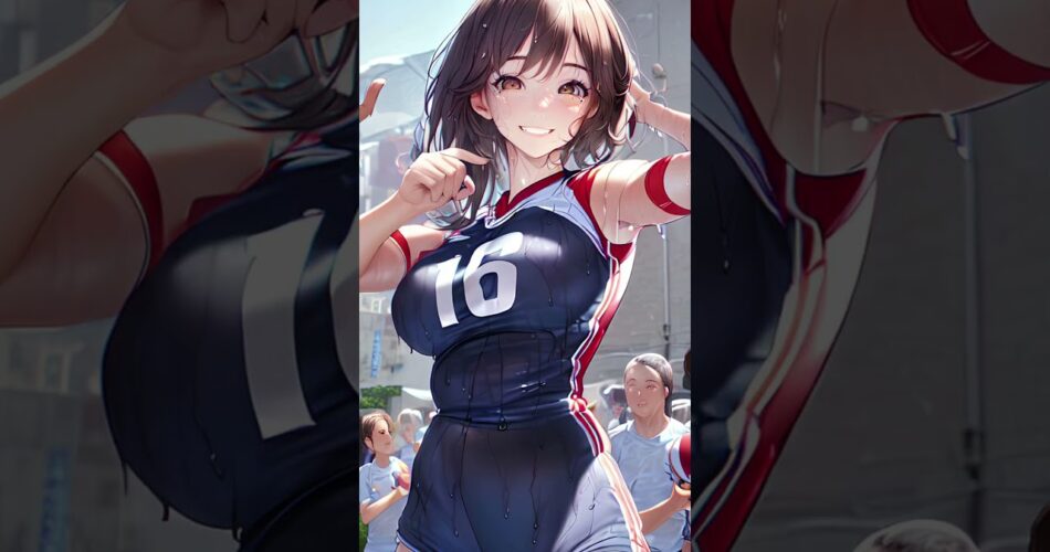 AI art) 유부녀 배구 동호회 #ai #anime