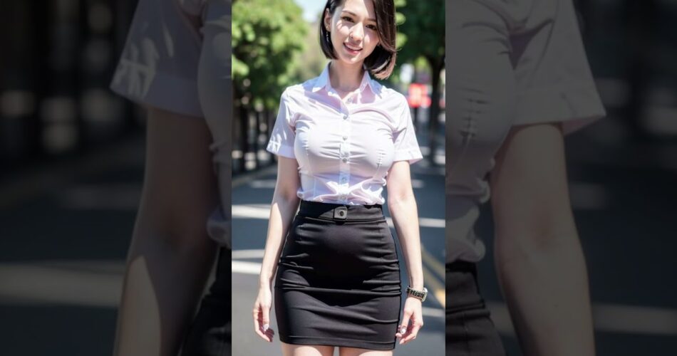 Ai art) 점심시간에 산책하는 오피스룩 여직원들 #aiart #model