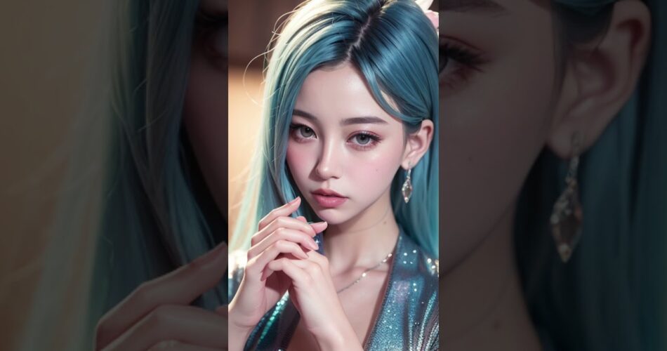 Ai art) 여자 아이돌 프로필 사진 촬영 #aiart #아이돌