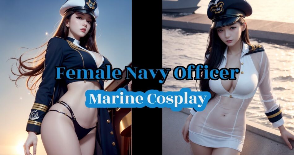 Female Navy Officer | Marine | Cosplay | 4K | AI Art Lab