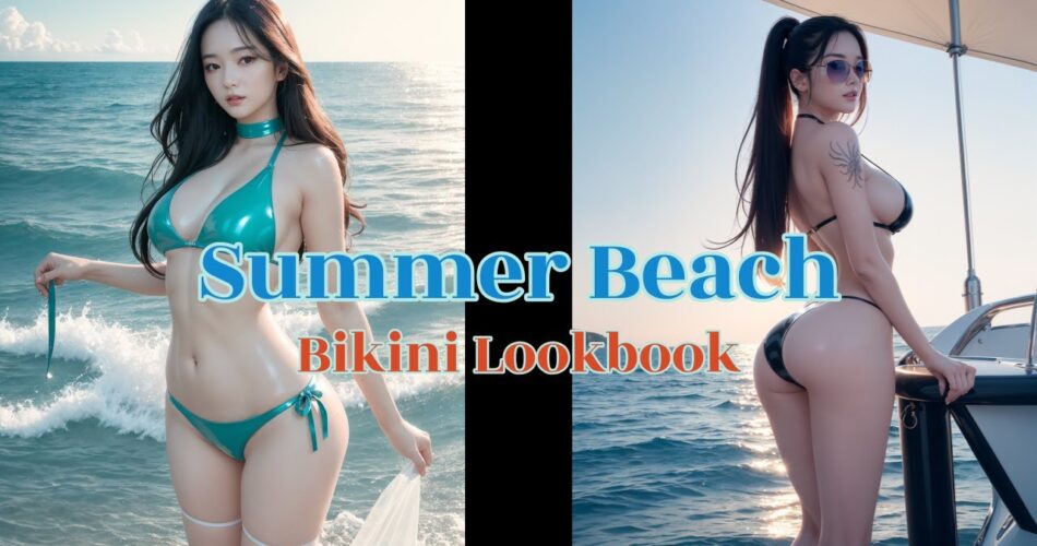 Summer Beach | Bikini Lookbook | 4K | AI Art Lab