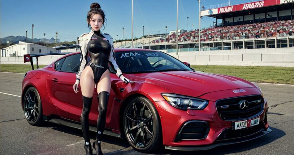 [Ai Real 4K] Racing girl  [레이싱걸 모델 화보]  #AiArt #AiLookbook #ChatGPT