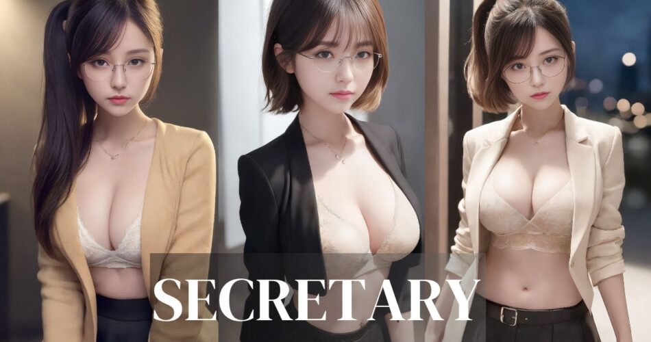 [4K] The Art of Being a Beautiful Secretary | AI LookBook