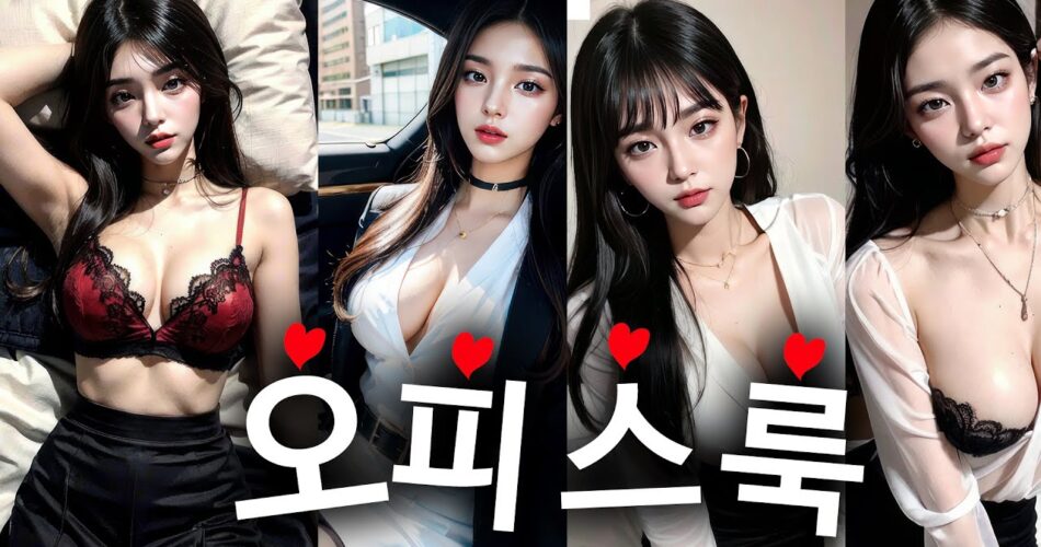 [4K 세로 AI ART] 츤데레 직장상사와 1박2일 출장지에서