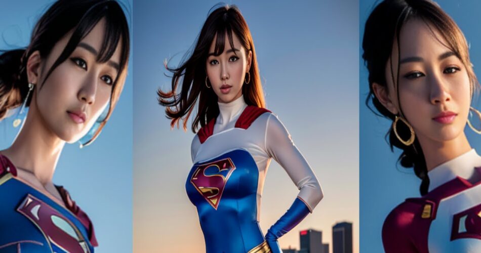 [4k] Ai 슈퍼걸 코스프레 /supergirl Cosplay/ AI LOOKBOOK #aiart #lookbook #supergirl