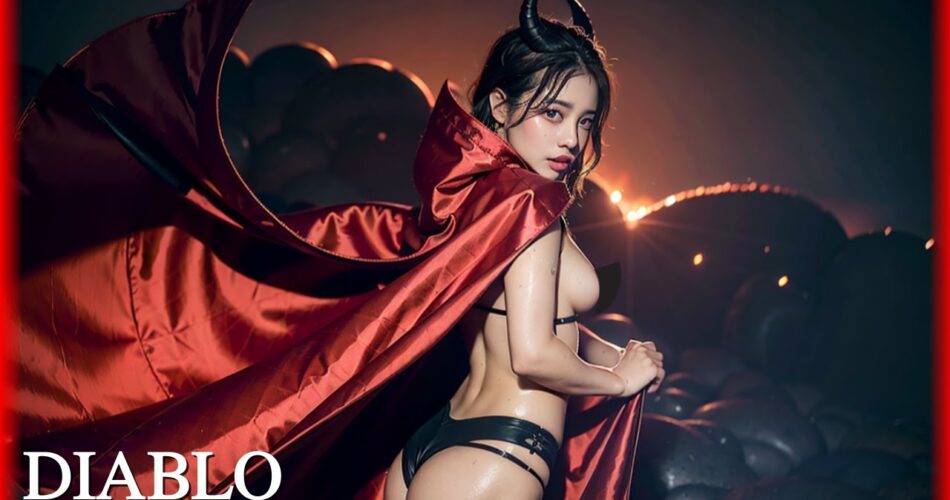 [AI 4k] 디아블로4 섹시한 악마 룩북 / Diablo 4 sexy devil lookbook / あくま, ルックブック