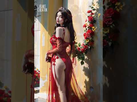 [4k ai] flowers dress lookbook 꽃 드레스 룩북