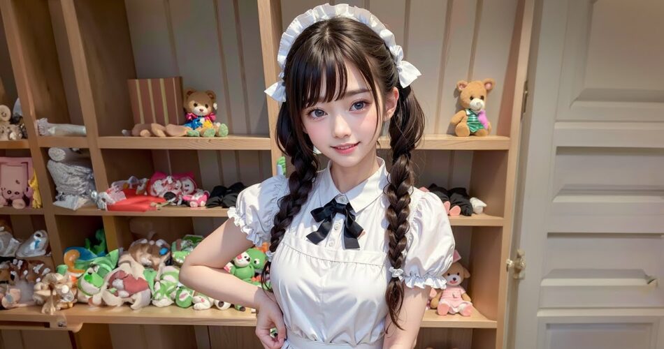 【AI LookBook】ツインテール×メイド服♡可愛さ爆発のコーデ特集！