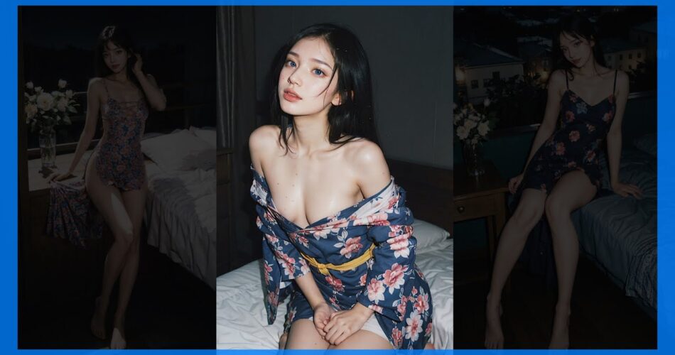 In bed with my girlfriend in a floral dress.. / 꽃무늬 원피스 여친과 침대에서.. [시즌1]