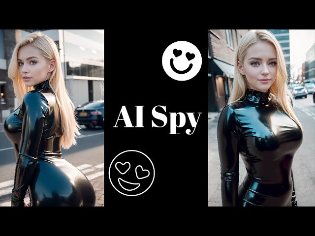 [AI Art - Ultra Realistic] [4k] [Lookbook] AI Spy Girl (wearing a black latex suit)