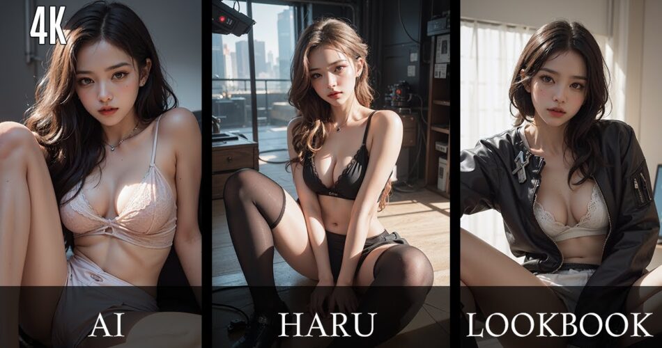 [4K AI art] Underwear Photo Shoot Ai Lookbook | 속옷 화보 촬영 AI 룩북 [ai 실사]