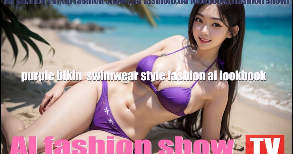 let talking about purple bikini swimwear style fashion