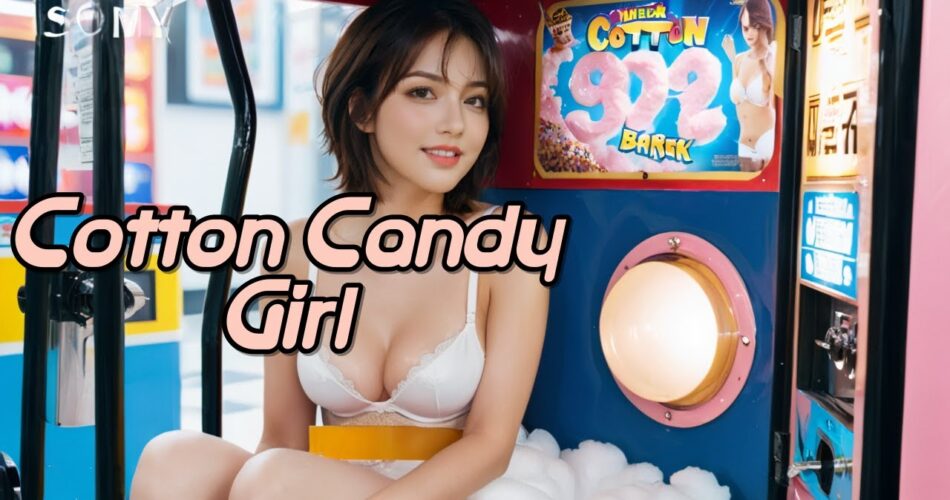 [AI Journey] 솜사탕 소녀 / Cotton Candy Girl  #AIJourney #CottonCandy #Girl