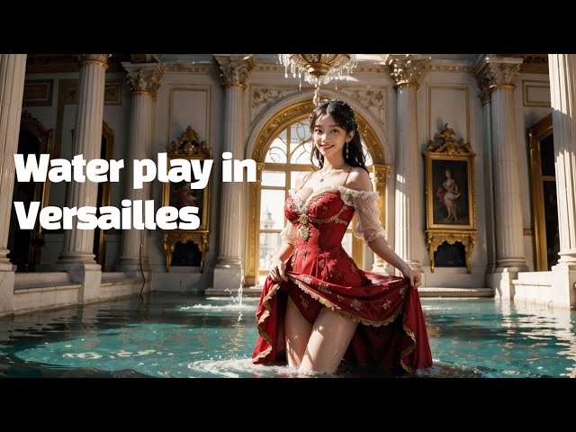 [4k ai]Beautiful Women's Swimming Pool in Versailles 베르사유 장미들의 물놀이 룩북ヴェルサイユの宮殿の美しい女性たちのプール