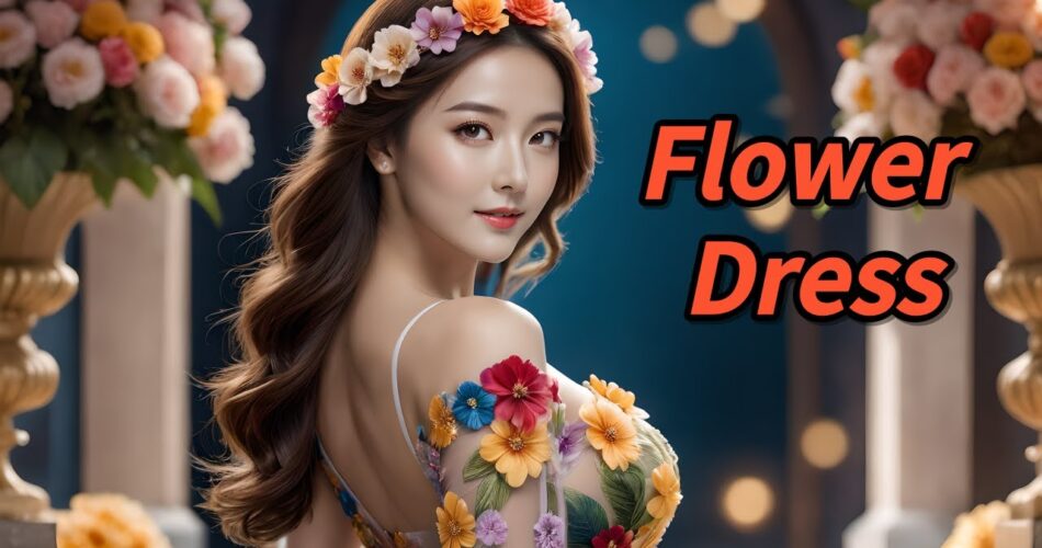 [AI Journey] Flower Dress   #AIJourney #Flower #Dress