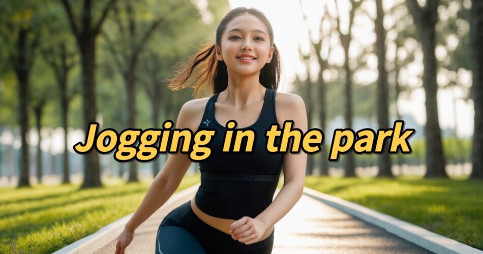 [AI Journey] Jogging in the park   #AIJourney #Jogging #park