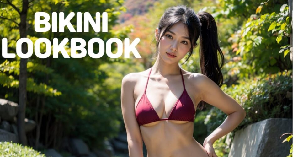 Bikini photoshoot at Seoraksan Mountain