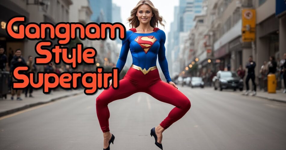 [AI Journey] Gangnam Style Supergirl  #AIJourney #GangnamStyle #Supergirl