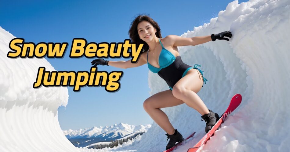 [AI Journey] Snow Beauty Jumping   #AIJourney #SnowBeauty #Jumping