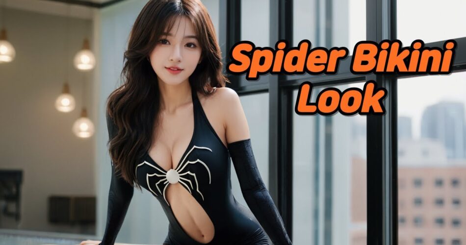 [AI Journey] Spider Bikini Look    #AIJourney #Spider #BikiniLook