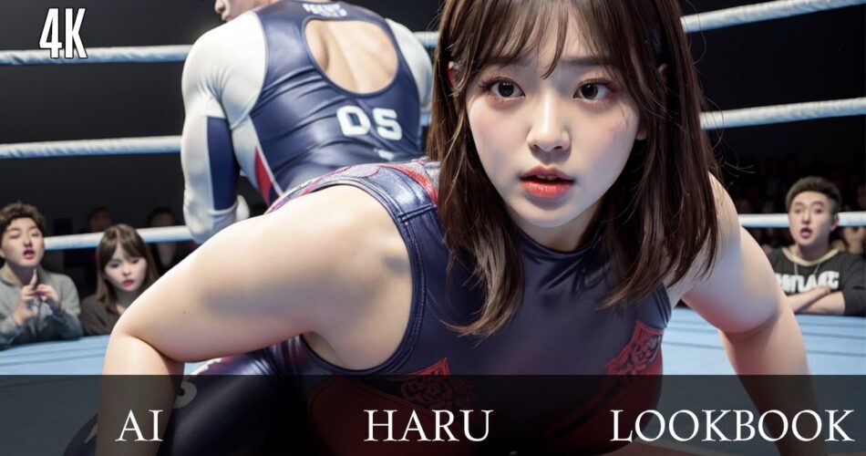 [4K AI art] Girl's Wrestling Latex Ai Lookbook | 여자 레슬링 라텍스 AI 세로룩북  [ai 실사]