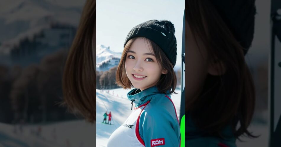 【AIグラビア】AI ART LOOKBOOK - ski resort 【AI写真集】