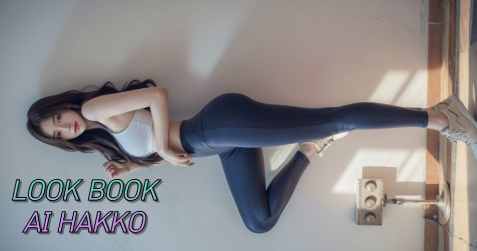 [AIHAKKO] leggings fashion for spring🌸봄에 어울리는 레깅스 패션 #AIMODEL #AILOOKBOOK #ai룩북